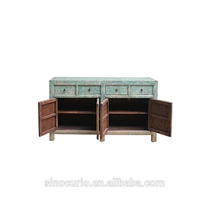 Chinese antique reproduction furniture wholesale Chinese wood long sideboard asian furniture