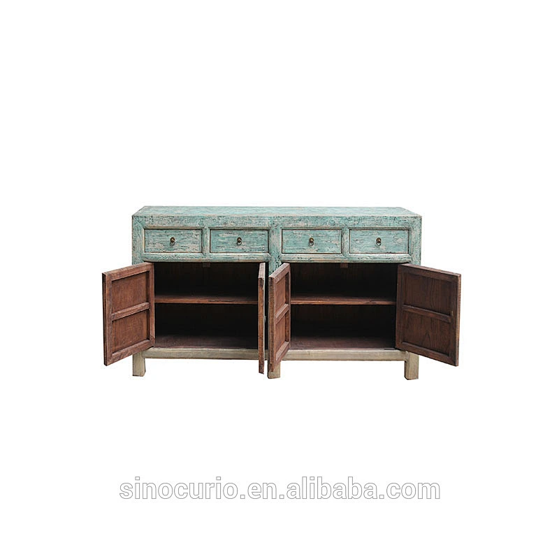 Chinese antique reproduction furniture wholesale Chinese wood long sideboard asian furniture