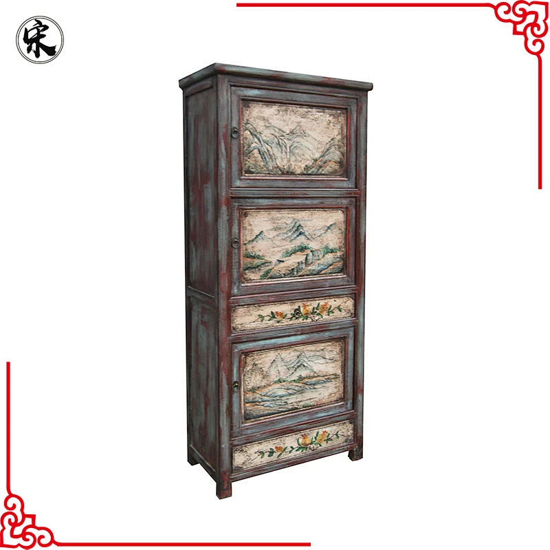 wholesale Chinese antique reproduction hand paint wood furniture