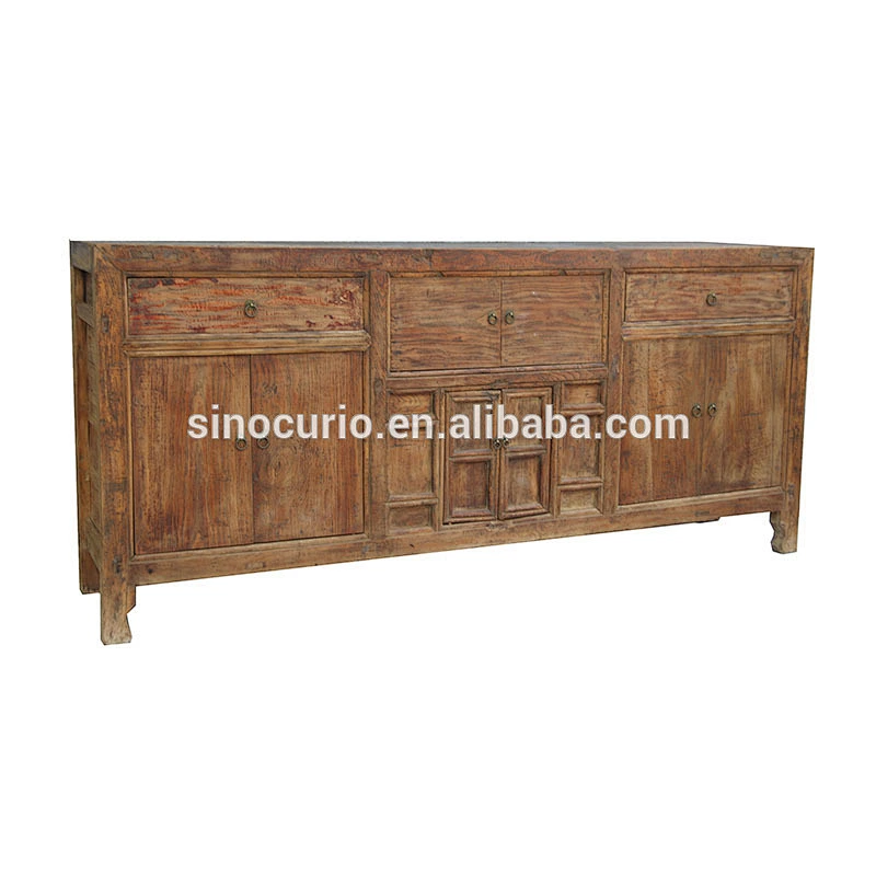 Chinese antique furniture cabinet solid wood wholesale rustic furniture