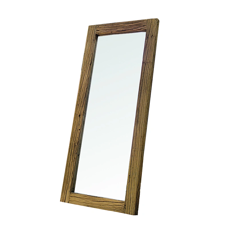 Decorative Antique Recycled Wood Rustic Custom Wall Mirror
