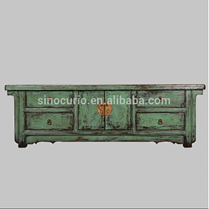 Handmade chinese living room furniture antique style TV cabinets