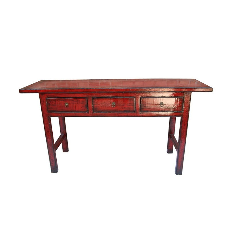 High glossy chinese console table for sale