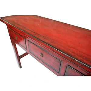High glossy chinese console table for sale