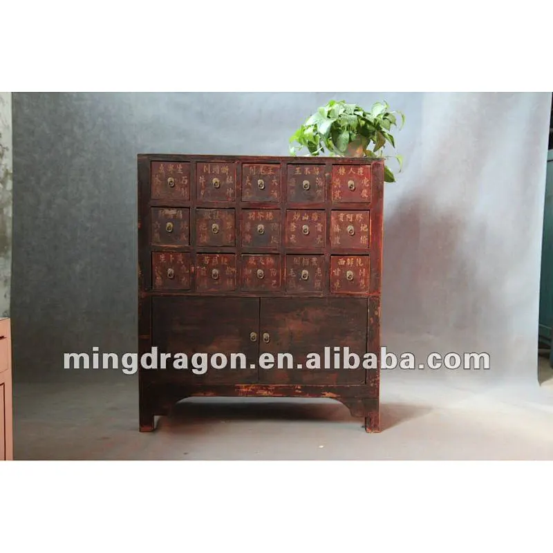 fifteen drawer two door medicine cabinet