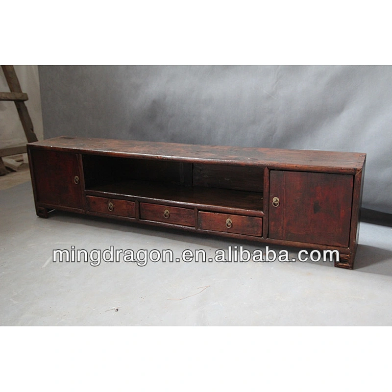 Chinese antique furniture pine Jilin Two Door Three Drawer Kang Cabinet