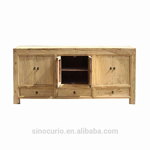 chinese clean old elm recycle sideboard cupboard