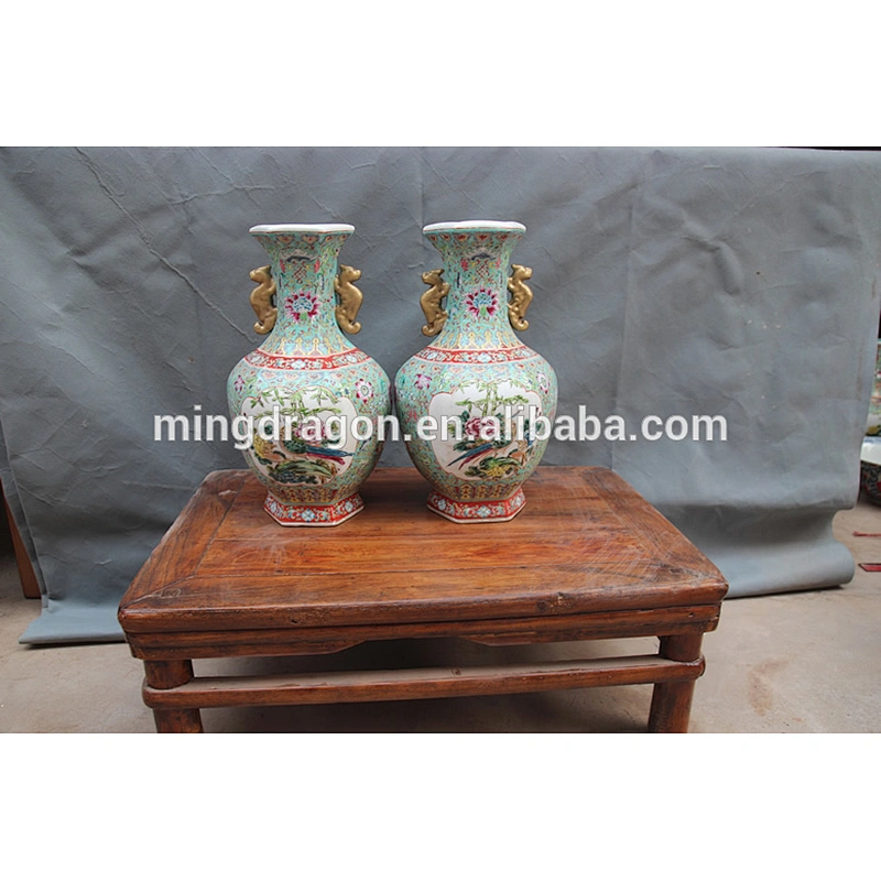 Chinese HIGH Antique Reproduction Qing Dynasty Ceramic Porcelain Vases Made From Jingdezhen
