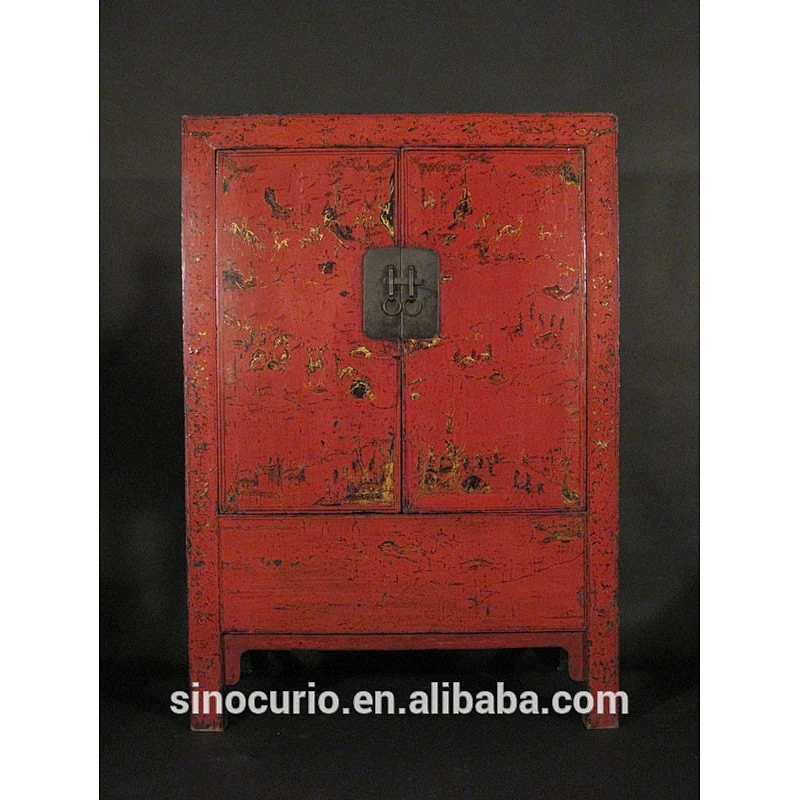 Chinese Antique furniture wedding wardrobe L37