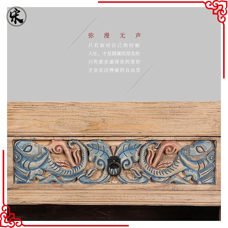 reproduction chinese recycle solid wooden furniture tv stand cabinets