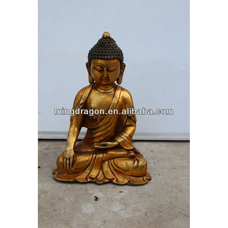 old bronze buddha
