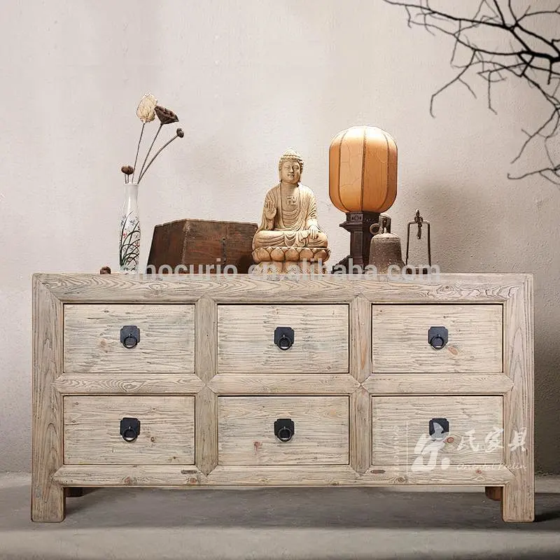 wholesale furniture china antique solid wood rustic kitchen cabinets
