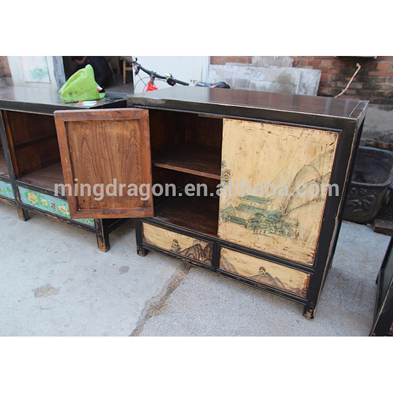 antique hand painting furniture ,bedside cabinet, TV stand