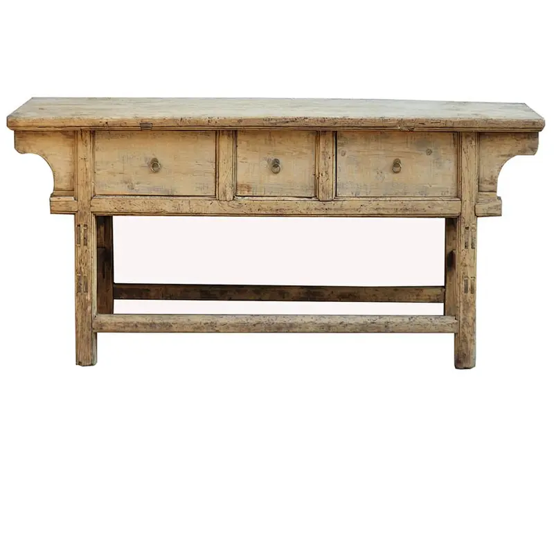 Chinese antique hotsale luxury reclaimed recycled wooden rustic console table