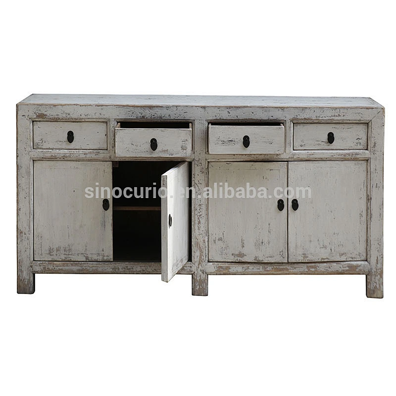 wholesale antique furniture china rustic shabby chic kitchen cabinet