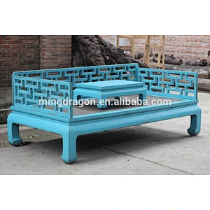 13081007 Chinese antique solid wood daybeds