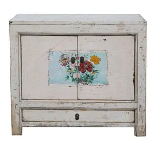 chinese living room wooden antique shabby chic cabinet
