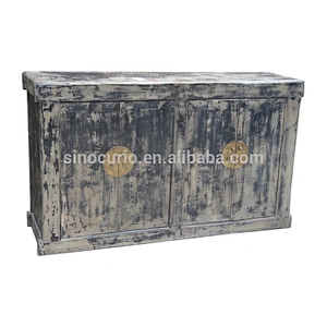 chinese antique furniture natural wood cabinet