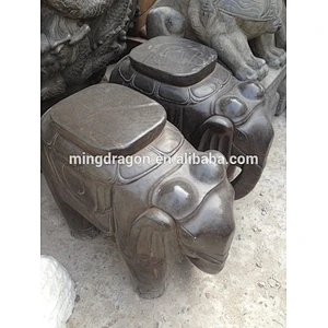 Antique garden decoration animal statue stone elephant