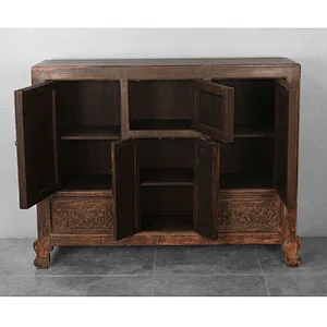chinese antique distressed tv cabinet living room furniture
