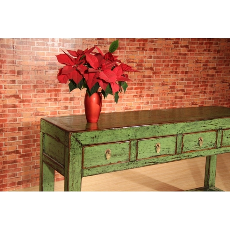 New design antique vintage hallway furniture lacquered console table with drawers