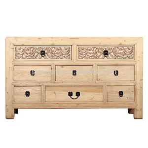 wholesale furniture china Chinese antique furniture cabinet living room with reclaimed wood