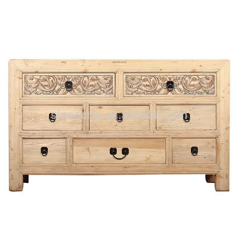 wholesale furniture china Chinese antique furniture cabinet living room with reclaimed wood