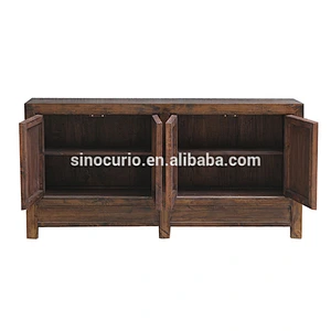 Chinese antique vintage large reclaimed cabinet dining room buffet furniture