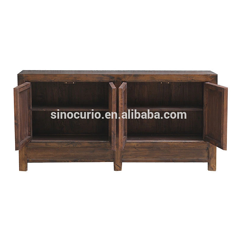 Chinese antique vintage large reclaimed cabinet dining room buffet furniture