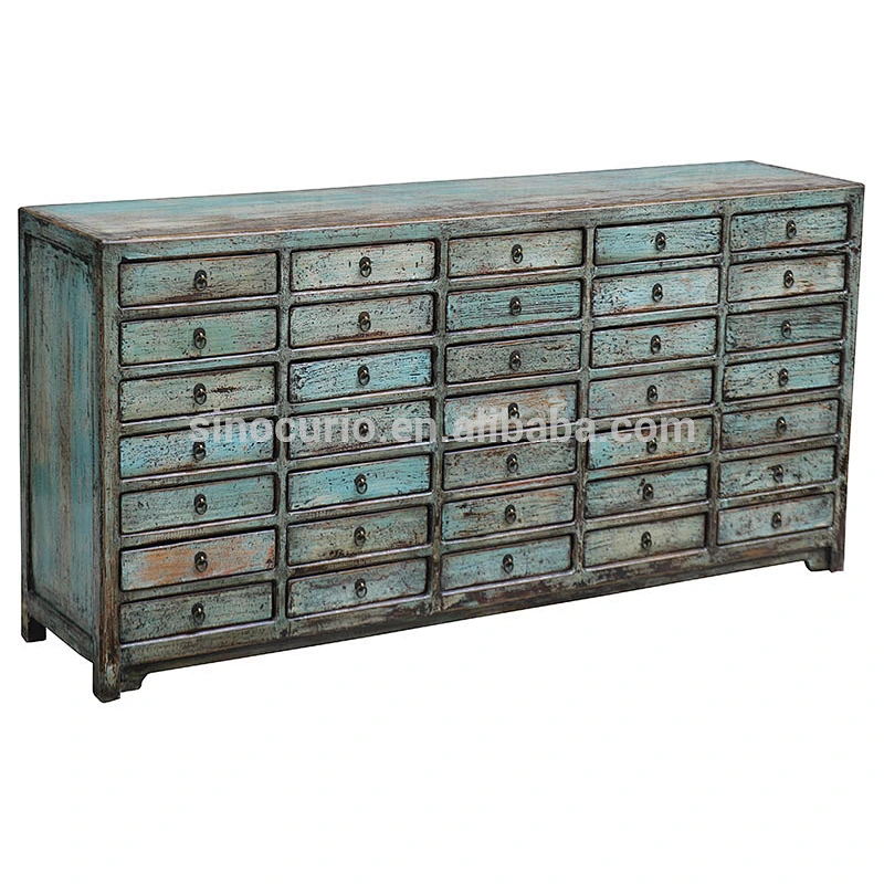 Antique drawers file cabinet shinny buffet chinese antique furniture