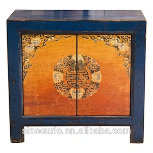 Chinese Antique Recycle Wood Painting Furniture