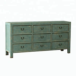 Chinese furniture antique cabinet vintage distressed chest drawer