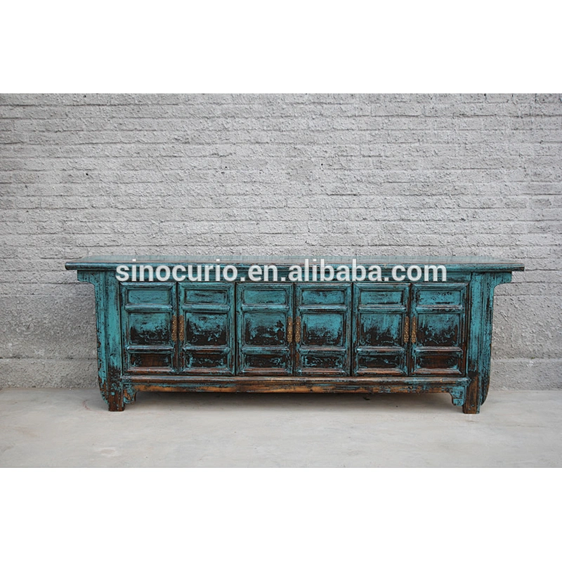antique Chinese lacquer cabinet- living room rustic furniture& tv cabinet