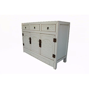 Wooden carving kitchen cabinet, chinese antique furniture for sale.