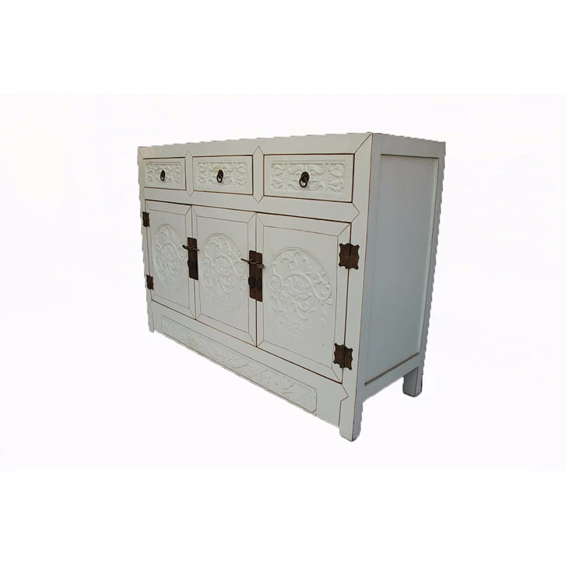 Wooden carving kitchen cabinet, chinese antique furniture for sale.