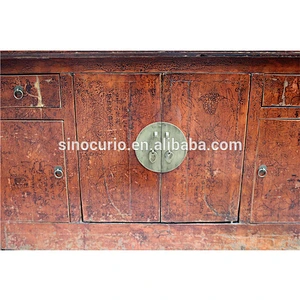 antique beijing furniture hand paint drawing cabinet