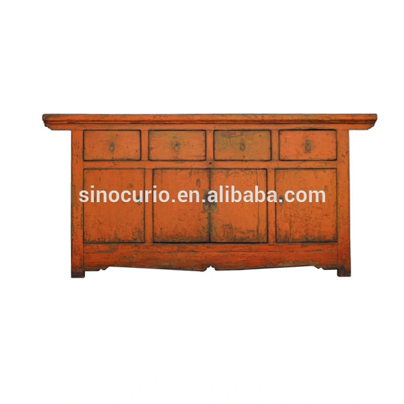 Chinese antique vintage recycled wood furniture sideboard