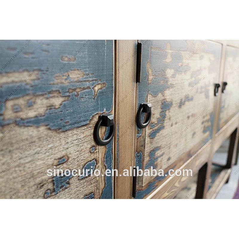 Antique furniture recycled elm wood boutique furniture