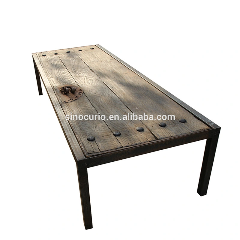 Chinese vintage industrial furniture& industrial style furniture-antique Chinese door table