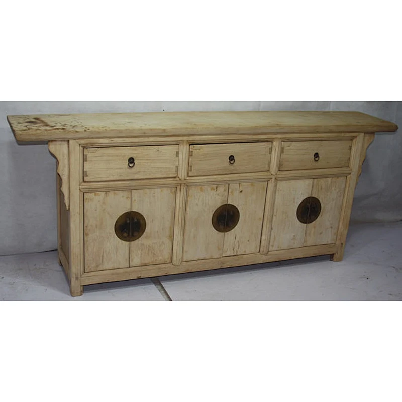 Chinese antique natural reclaimed wood cabinet
