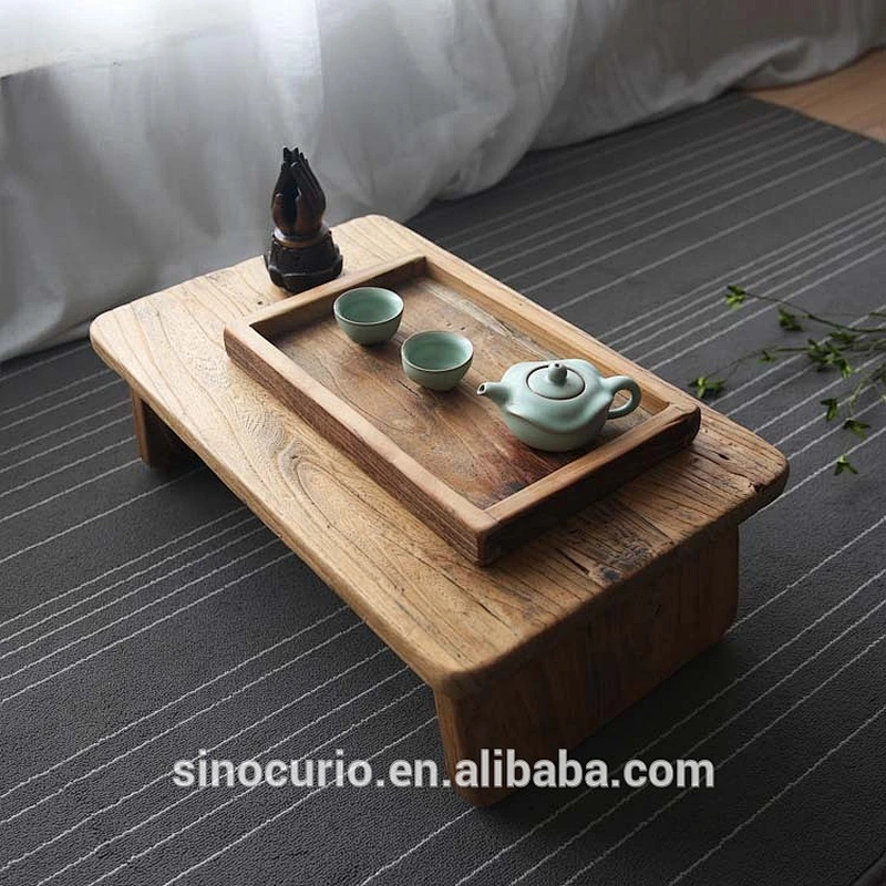 Antique Chinese Rustic Wood Kang Table / Coffee table