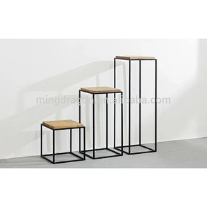 2017 wholesale furniture china iron leg flower stand