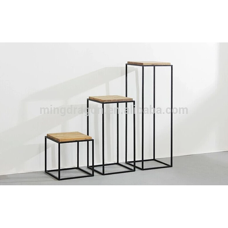 2017 wholesale furniture china iron leg flower stand