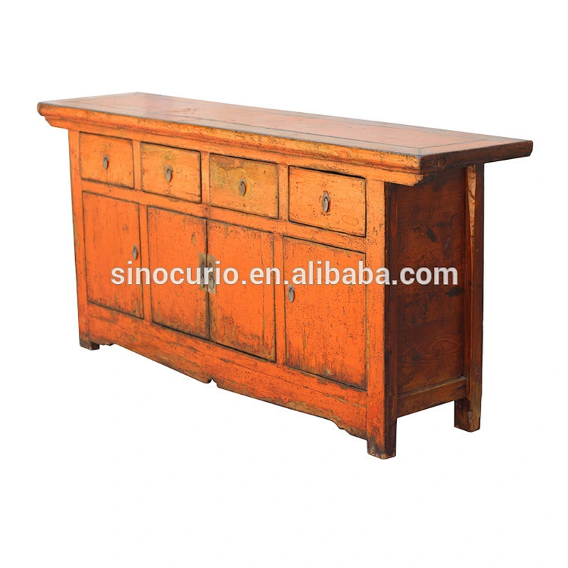 Chinese antique vintage recycled wood furniture sideboard