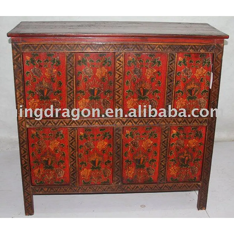 Eight door tibet cabinet