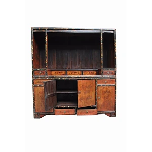 Chinese antique solid wood bookcases, reclaimed book shelf