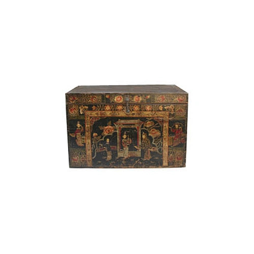 Wooden trunks and chests. Chinese wedding antique furniture