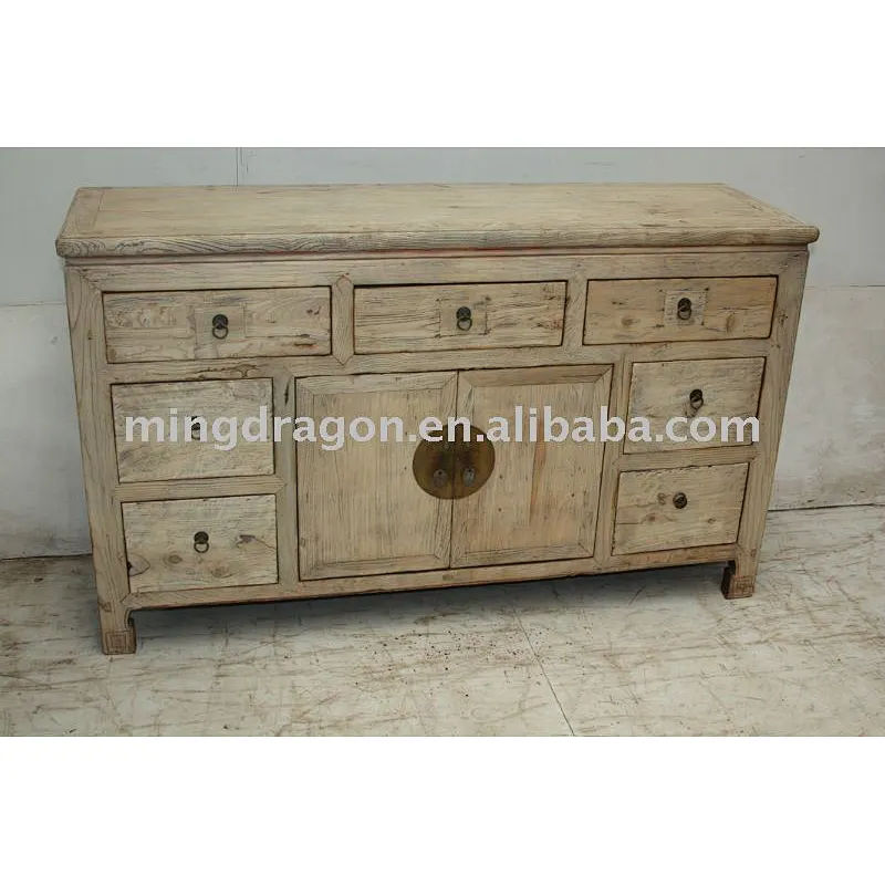 Chinese Antique Rustic Reclaimed Wood Cabinet