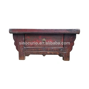 Chinese vintage furniture antique wooden tea table accent side table design