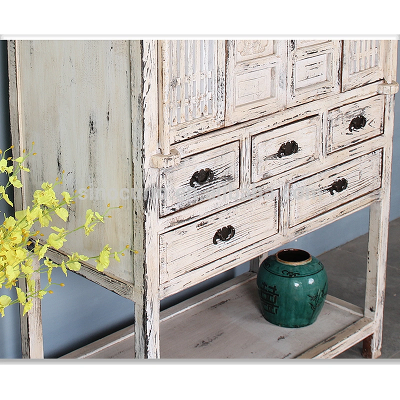 Chinese Antique Furniture Wedding Cabinet Wardrobe bookcase